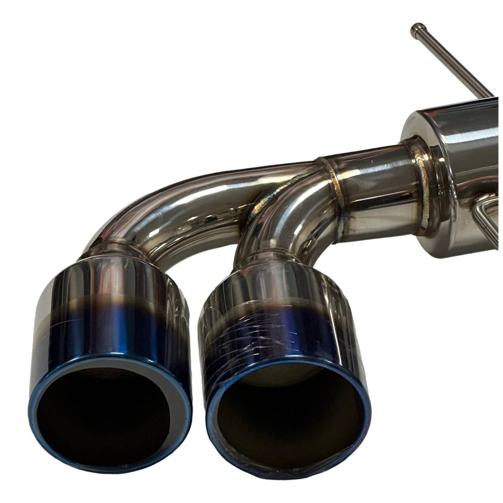 Nissan GTR 3" Cat-Back Exhaust With 4.5" Titanium Burnt Tailpipes