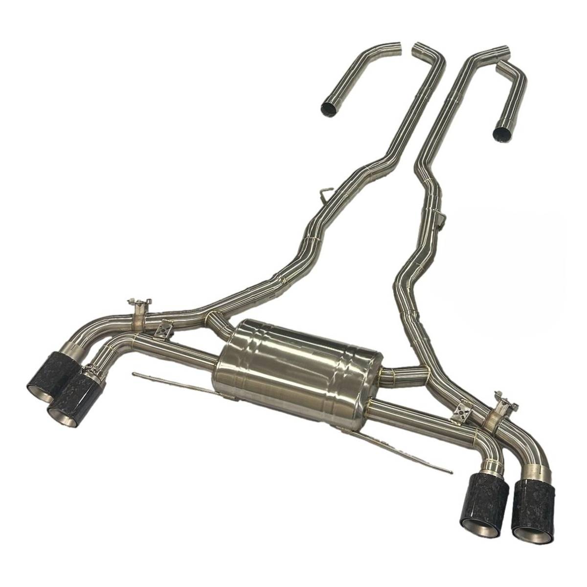 BMW X5M F95 X6M F96 Stainless Steel Cat Back Exhaust (With OPF)