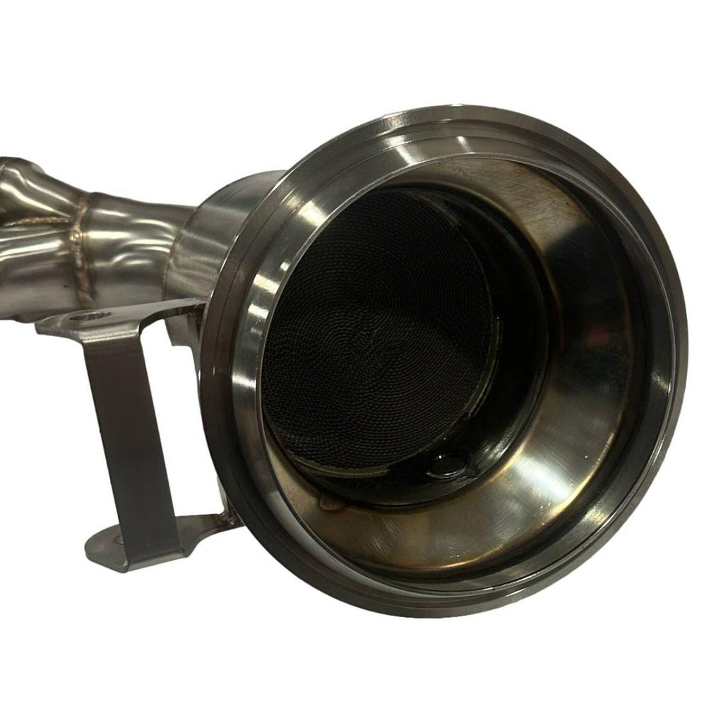 Porsche 911 992 GT3 Stainless Steel Exhaust with Carbon Tailpipes