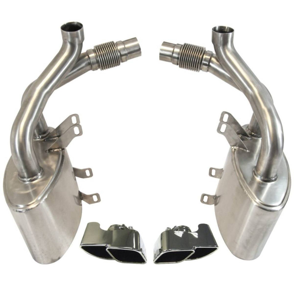 Porsche 911 997.1 Carrera Gen 1 Exhaust Silencers w/ Tailpipes