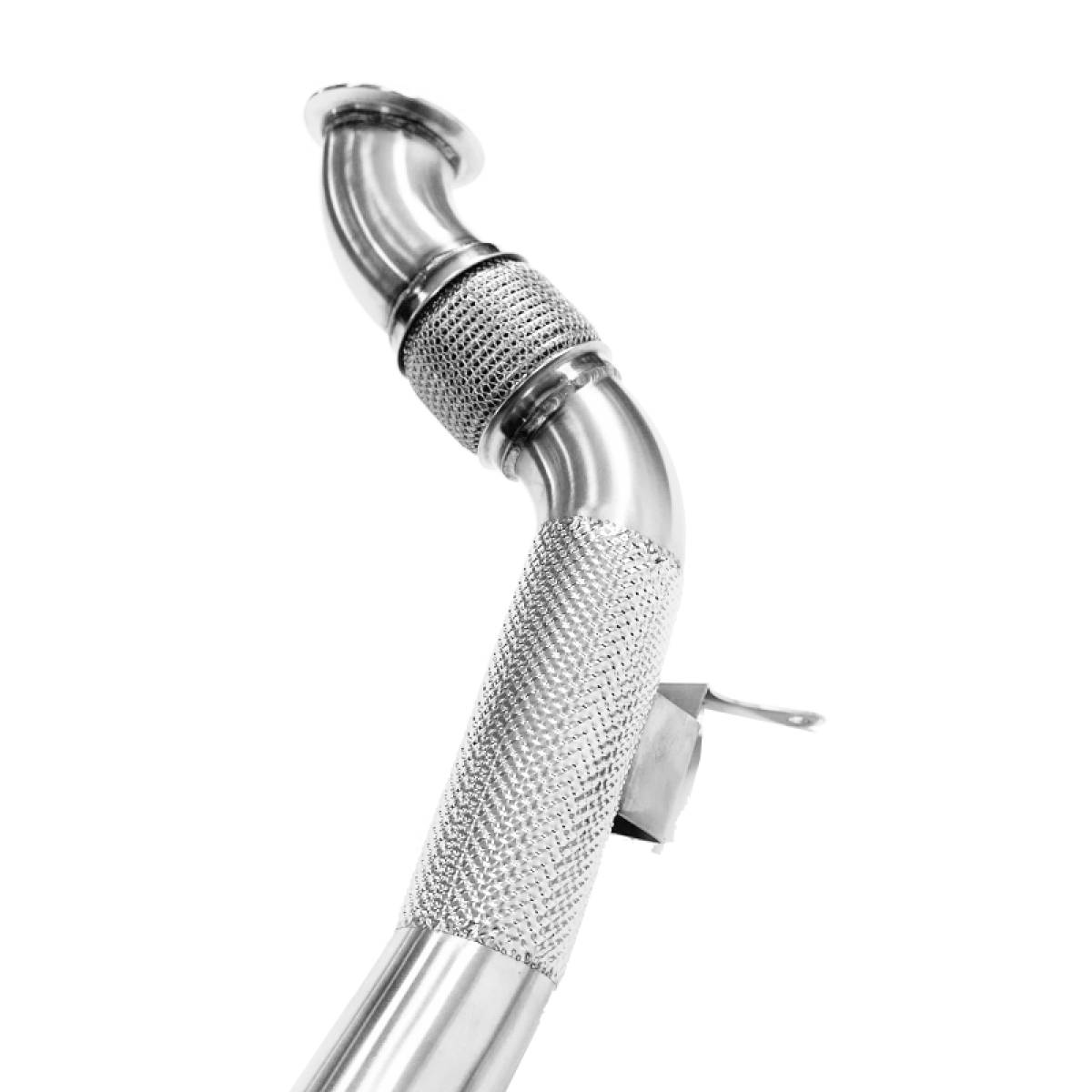 Ferrari 488 Decat Exhaust Downpipes with Thermal Insulation