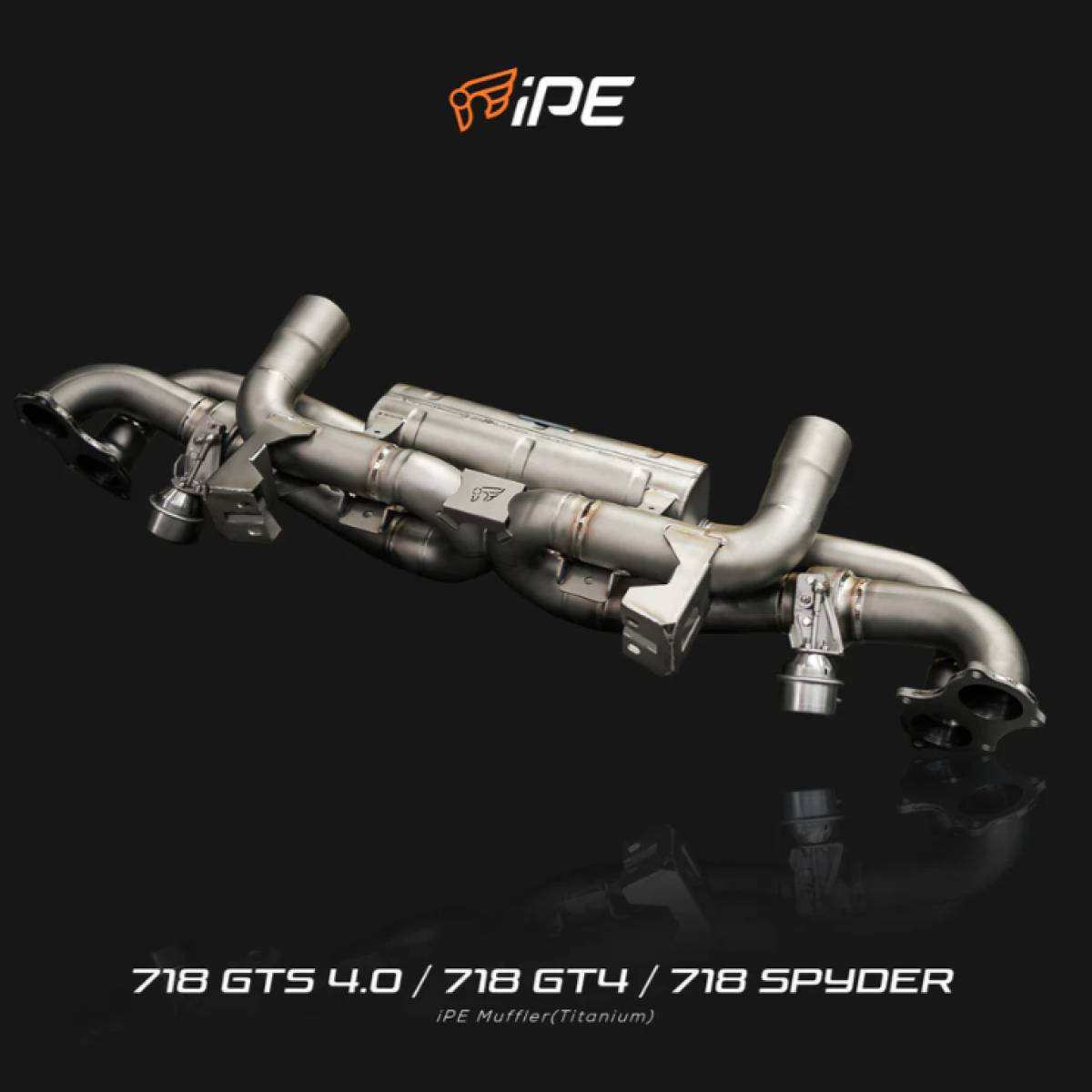 Porsche 982 718 Spyder 718 Cayman GT4 2020 - Current Titanium Rear Valvetronic System