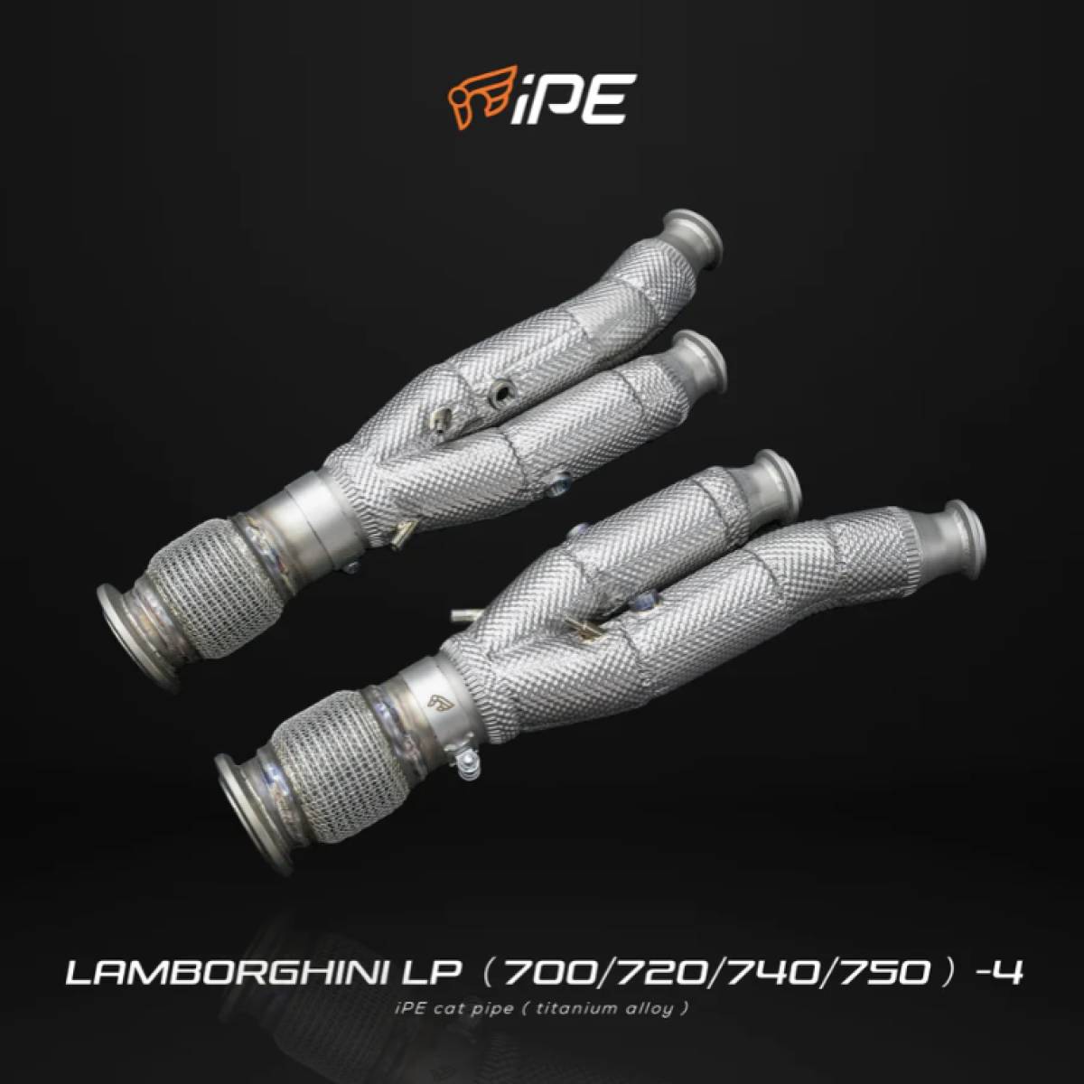Lamborghini Aventador S LP740-4 2016 - Current Titanium Catless Straight Pipe + Heat Protector
