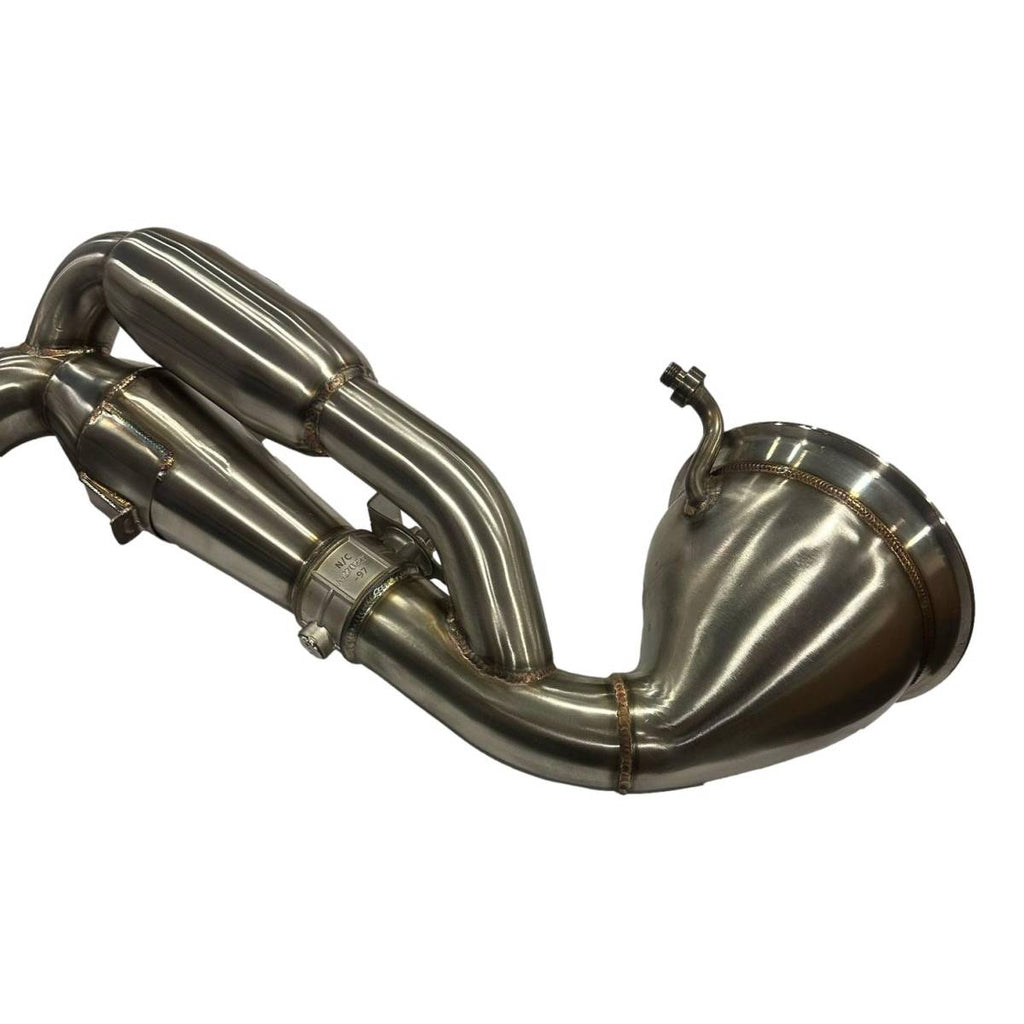 Porsche 911 992 GT3 Stainless Steel Exhaust with Carbon Tailpipes