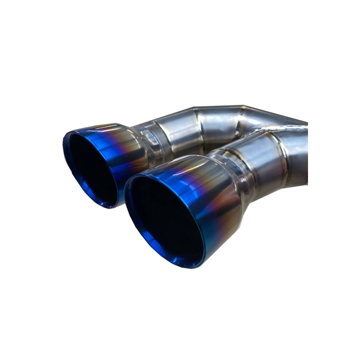 Porsche 911 991.1 Turbo Titanium Valved Exhaust Burnt Tailpipes