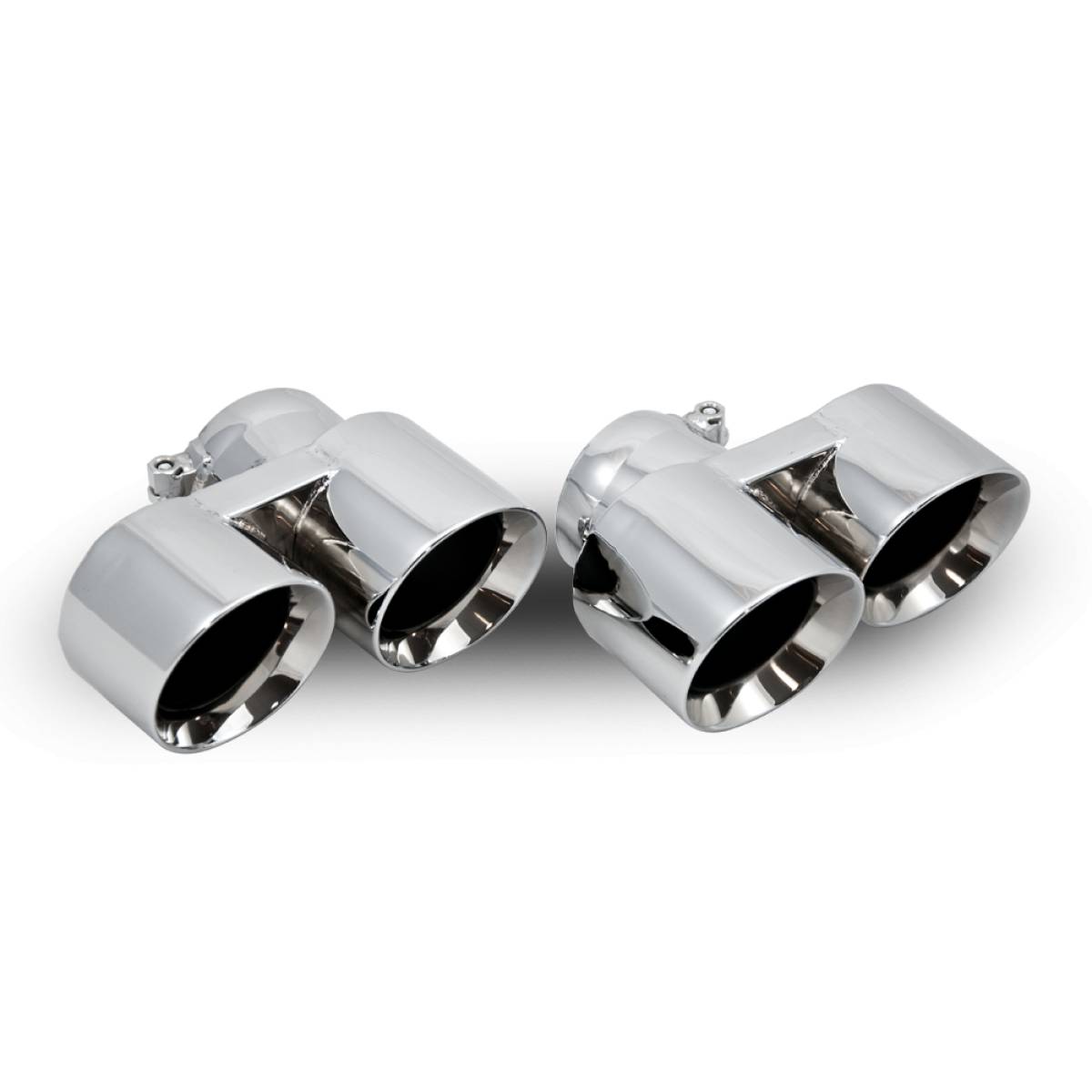 Porsche 911 997.1 Turbo Round Exhaust Tailpipes