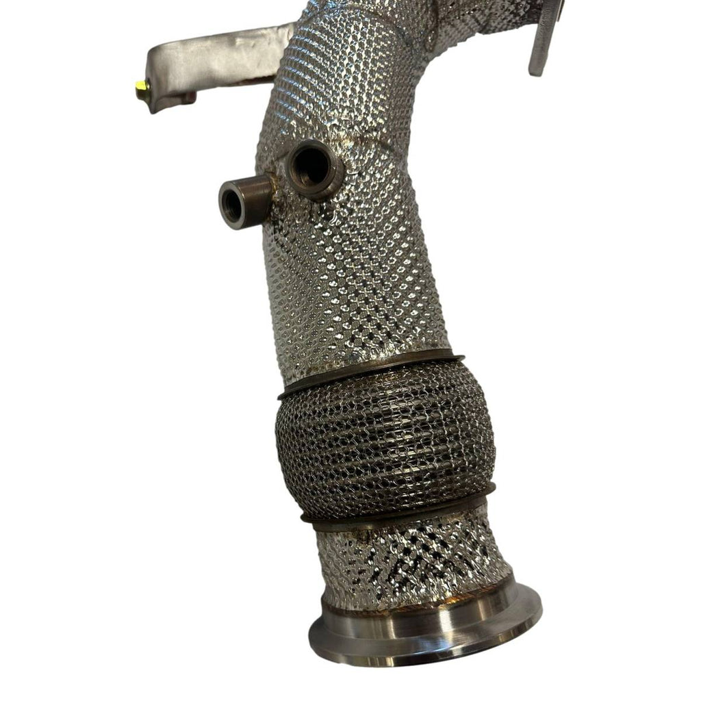 Audi R8 V10 2020+ Catless Downpipes with Heatshield