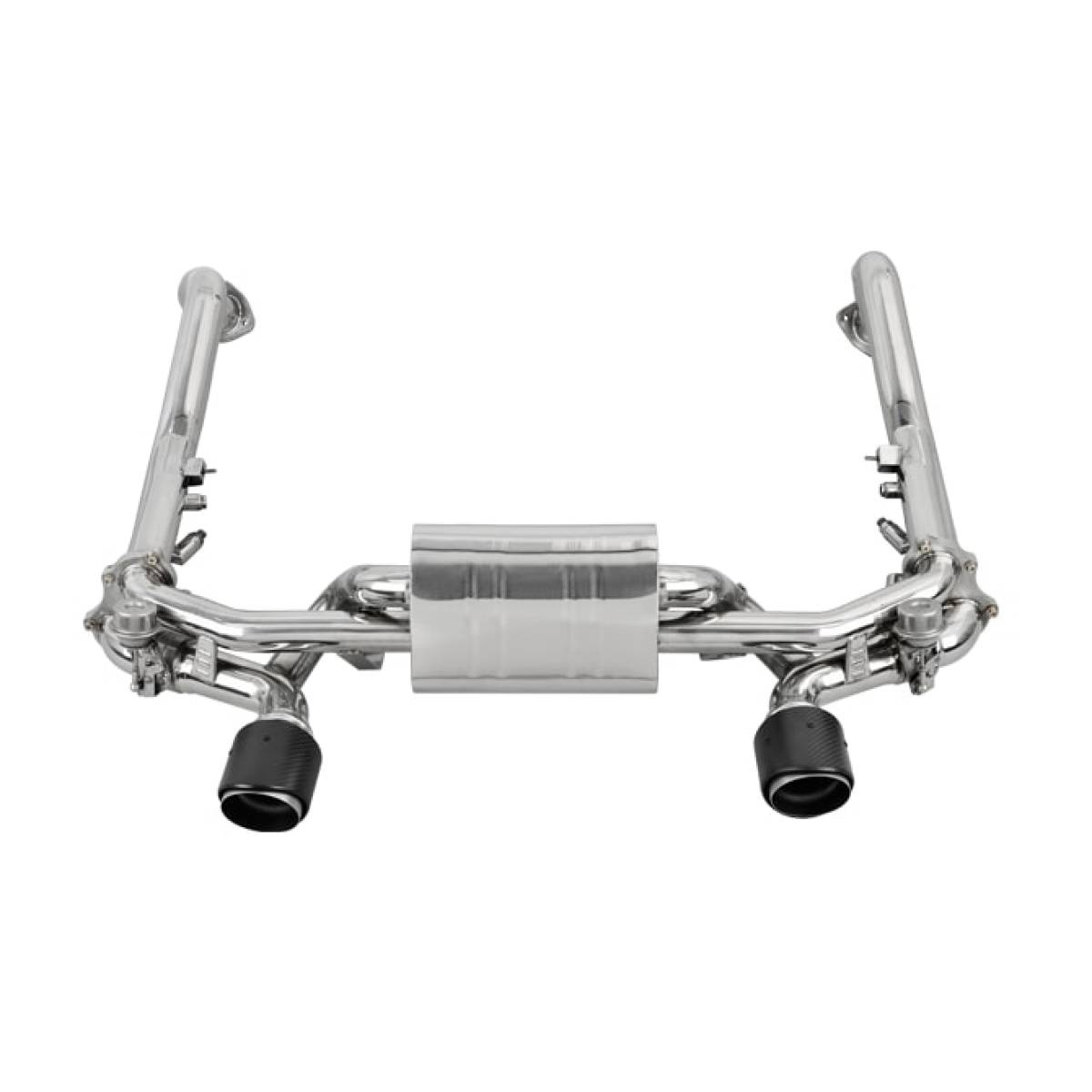 Porsche 718 Cayman GT4 Stainless Steel Cat Back Exhaust with Carbon Style Tails