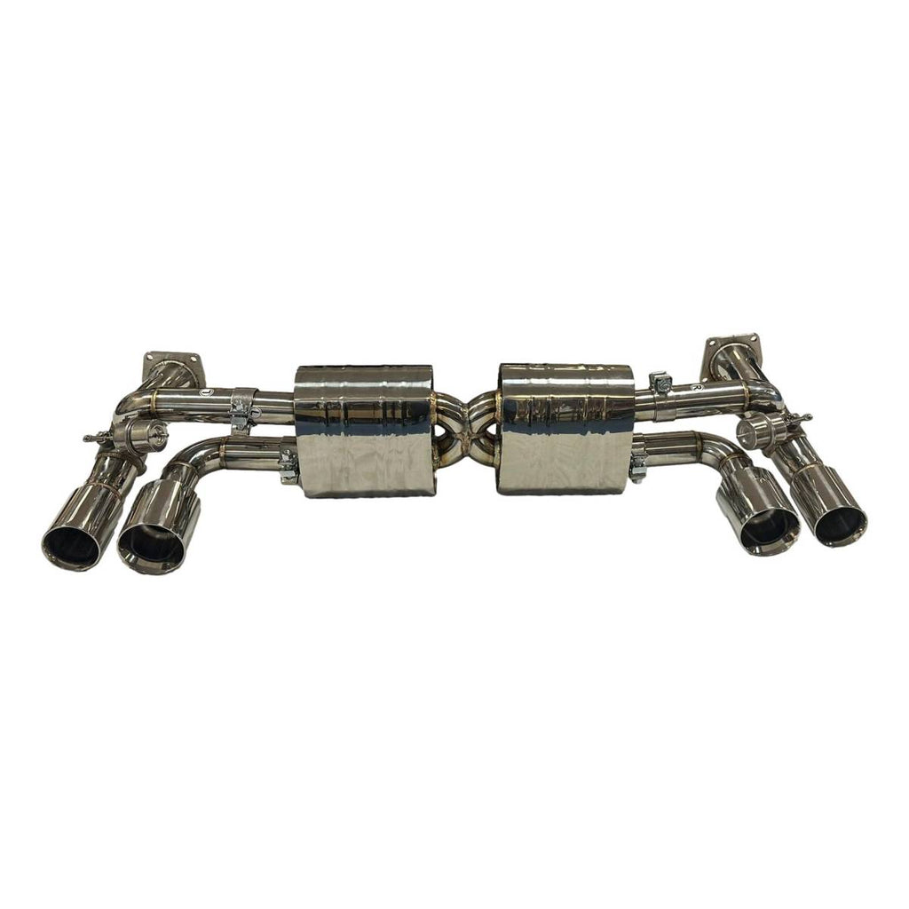 Porsche 911 991.1 Turbo Valvetronic Exhaust with Mini Cat