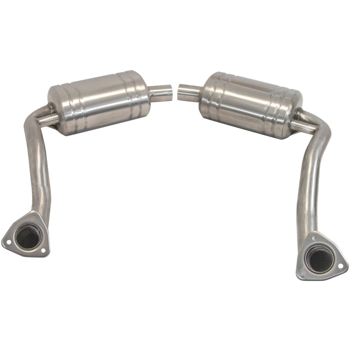 Porsche 987.1 Boxster & Cayman Cat Back Exhaust with Stainless Tailpipes