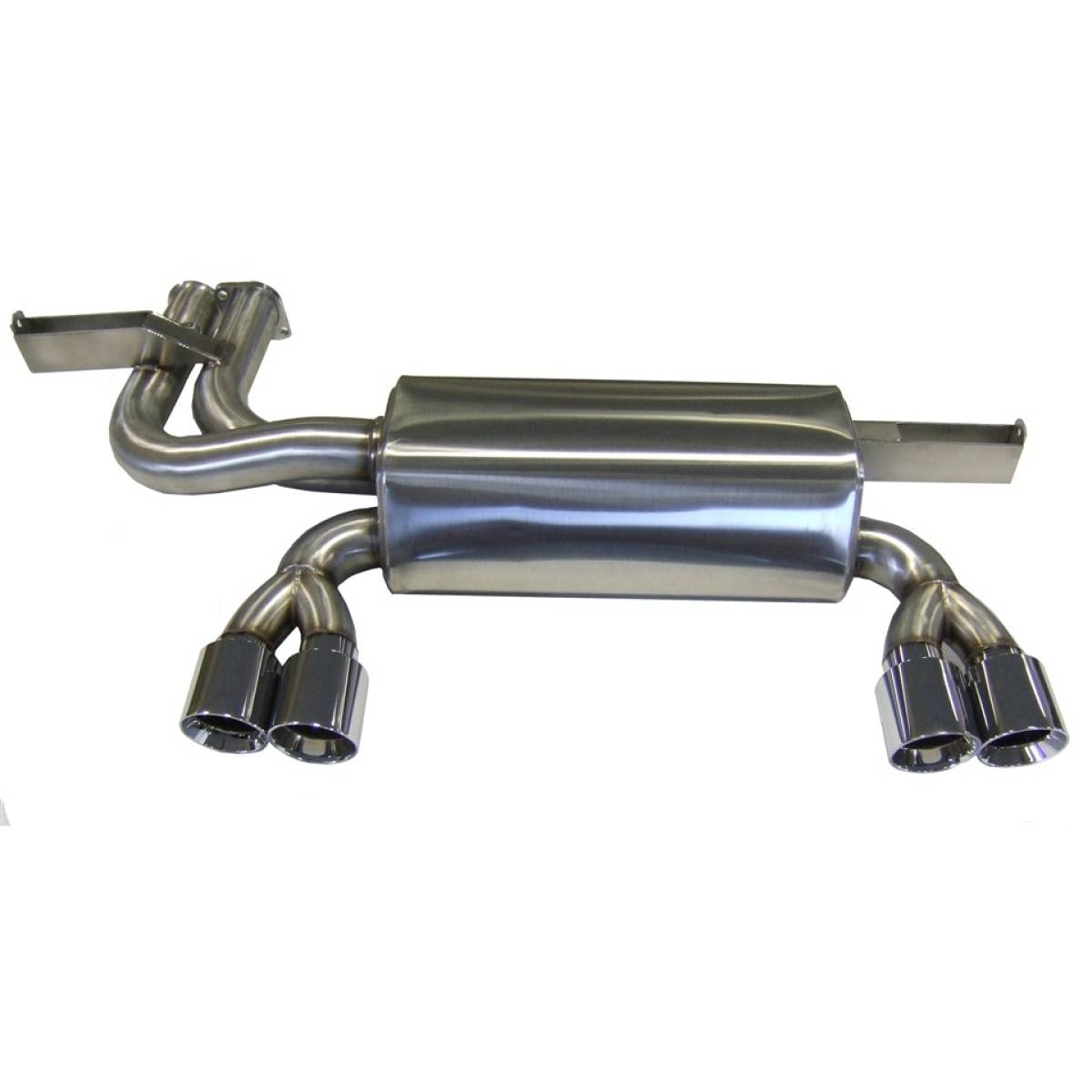 BMW E46 M3 Rear Exhaust Silencer with Tailpipes