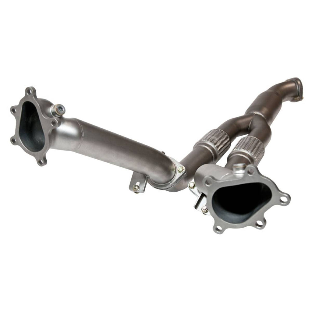 Nissan GTR 3.5" Turbo Back Valved Exhaust with 5 Inch Stainless Tailpipes