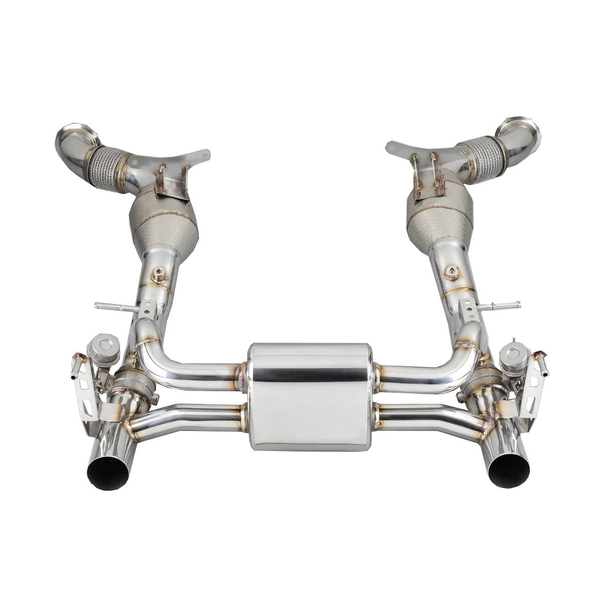 Ferrari 488 Valvetronic 3 Inch Stainless Turbo Back Exhaust