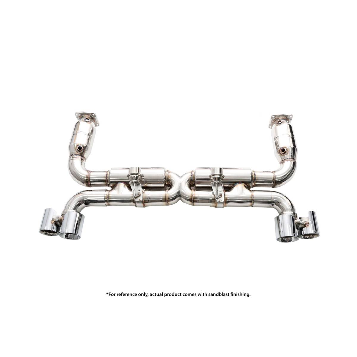 Porsche 997.2 Turbo / Turbo S 2009 - 2012 Catted Downpipe with Valvetronic Muffler