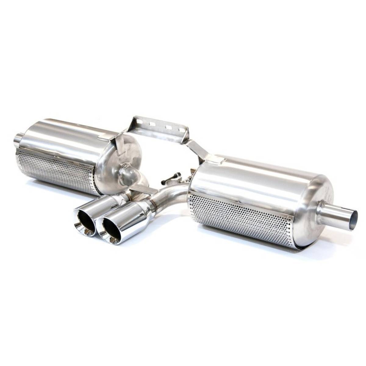 Porsche 986 Boxster Cat Back Exhaust with Chrome Tailpipes