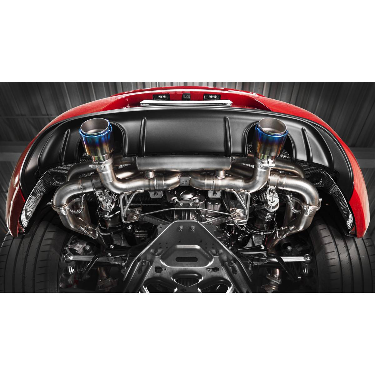 Porsche 982 718 Boxster GTS 4.0 718 Cayman GTS 4.0 2020 - Current Rear Valvetronic System