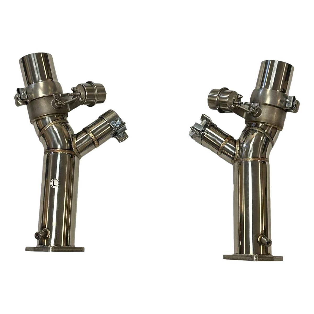 Porsche 911 997.1 Turbo Exhaust with Tips & Decat