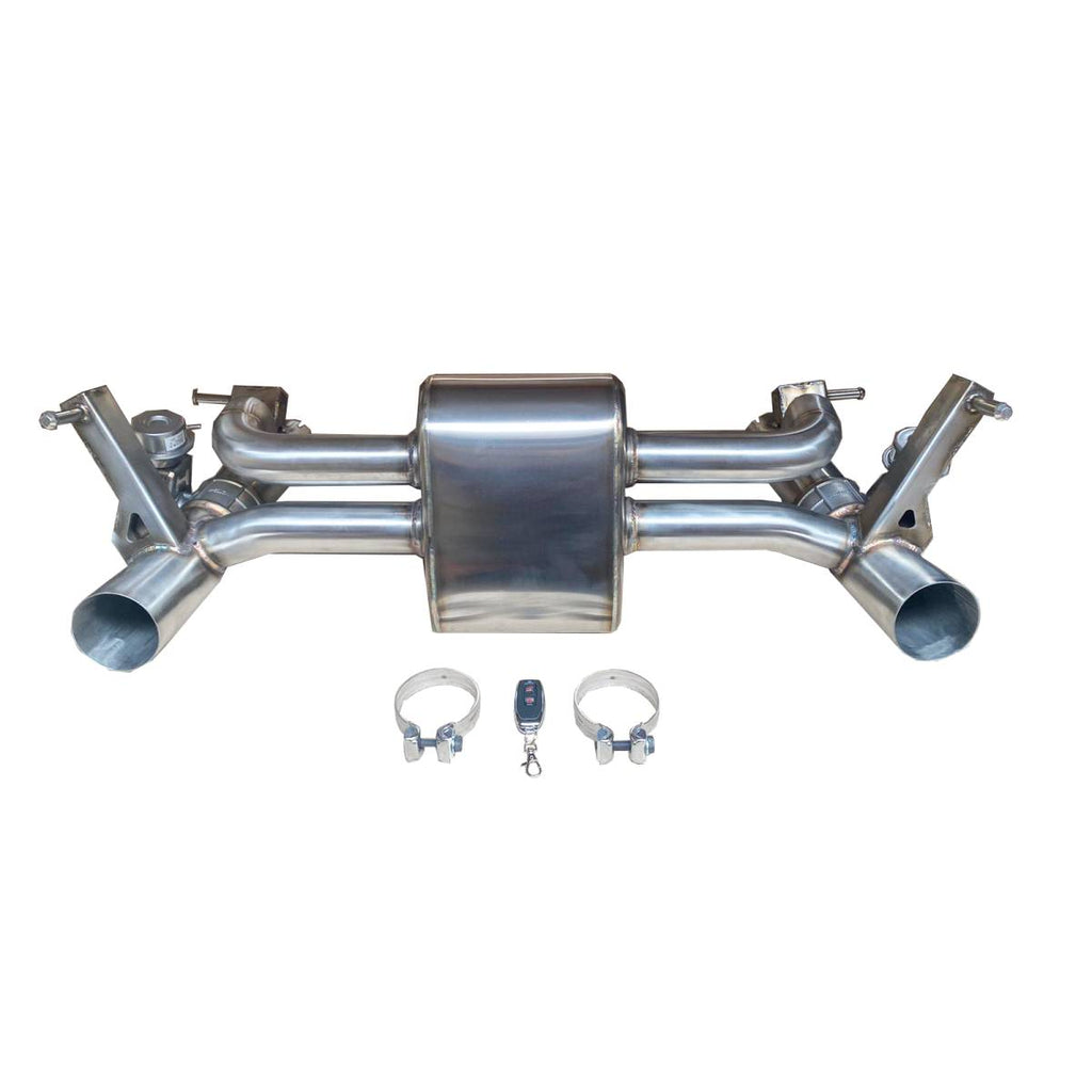 Ferrari 488 Valvetronic 3 Inch Stainless Turbo Back Exhaust