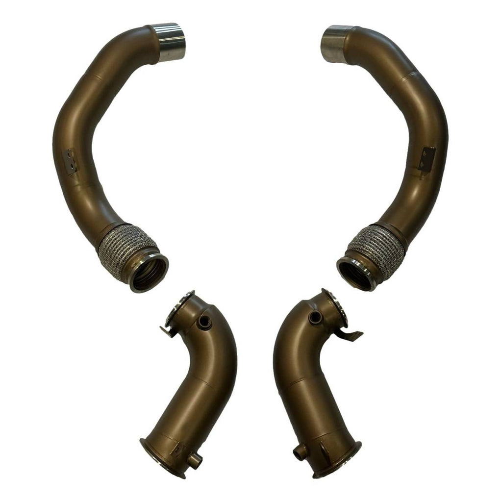 BMW M5 F90 / M8 G15 Ceramic Coated Catless Downpipe