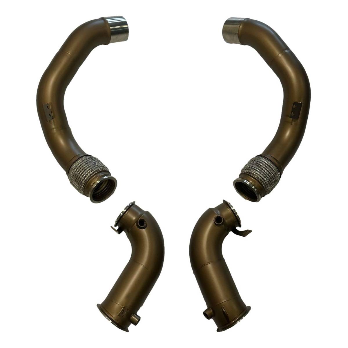 BMW M5 F90 / M8 G15 Ceramic Coated Catless Downpipe