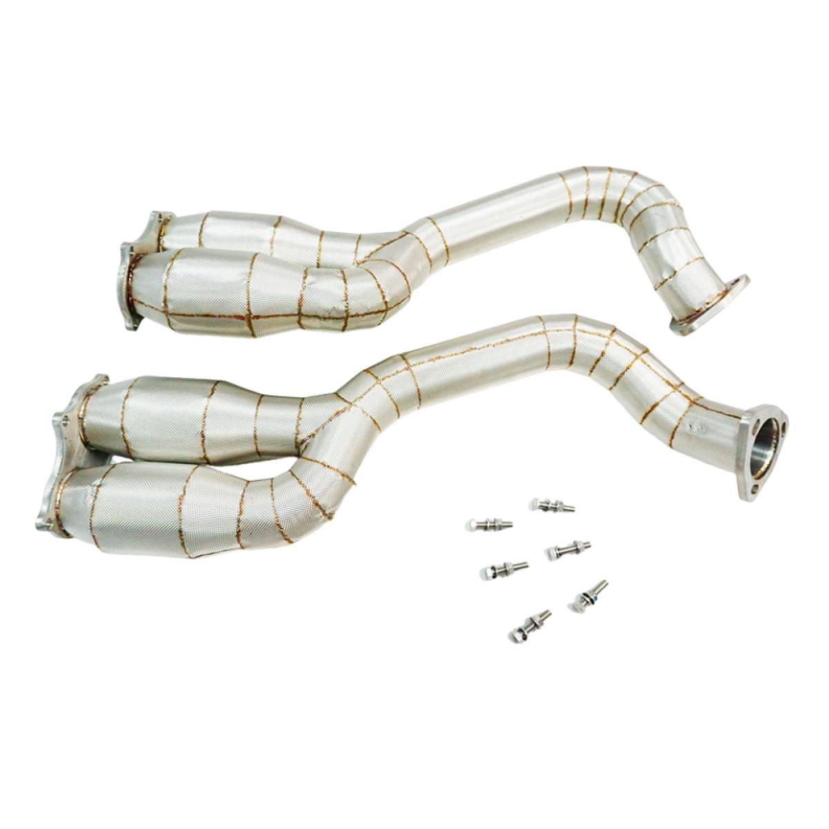Porsche 982 (718) Cayman/Boxter GTS GT4 (Non OPF Models) Decat Exhaust Axle Pipes