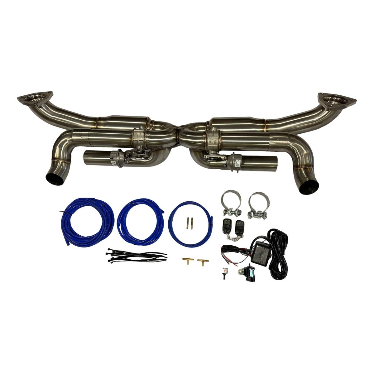 Porsche 911 991 Carrera Valved Rear X-Pipe