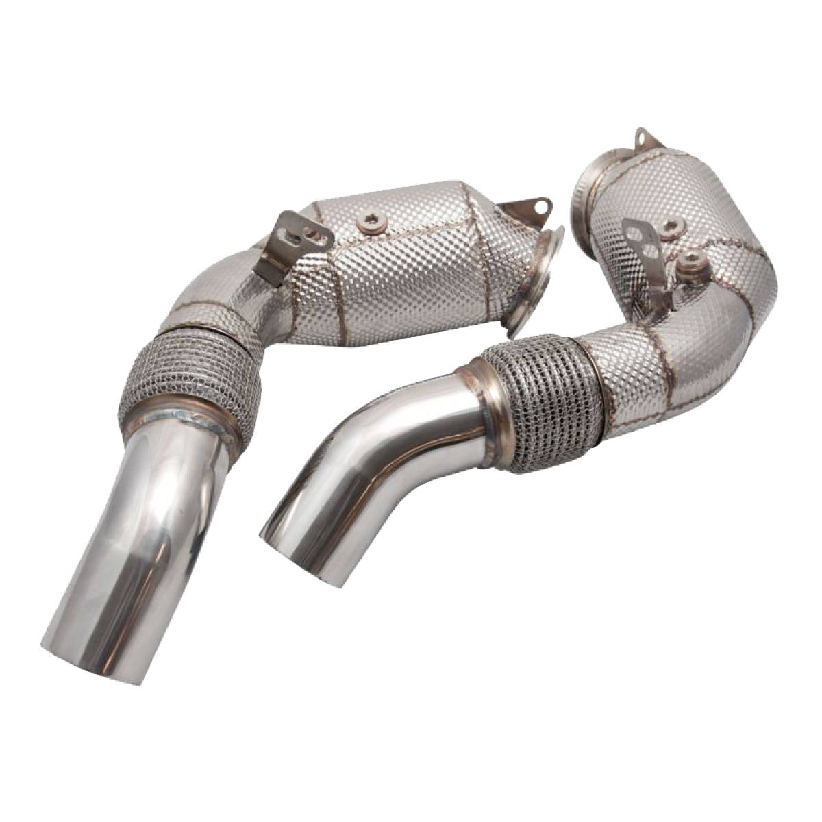 BMW M5 F10/F11 M6 F12/F13 Exhaust Downpipe 200 CPSI Cats With Heat Shield