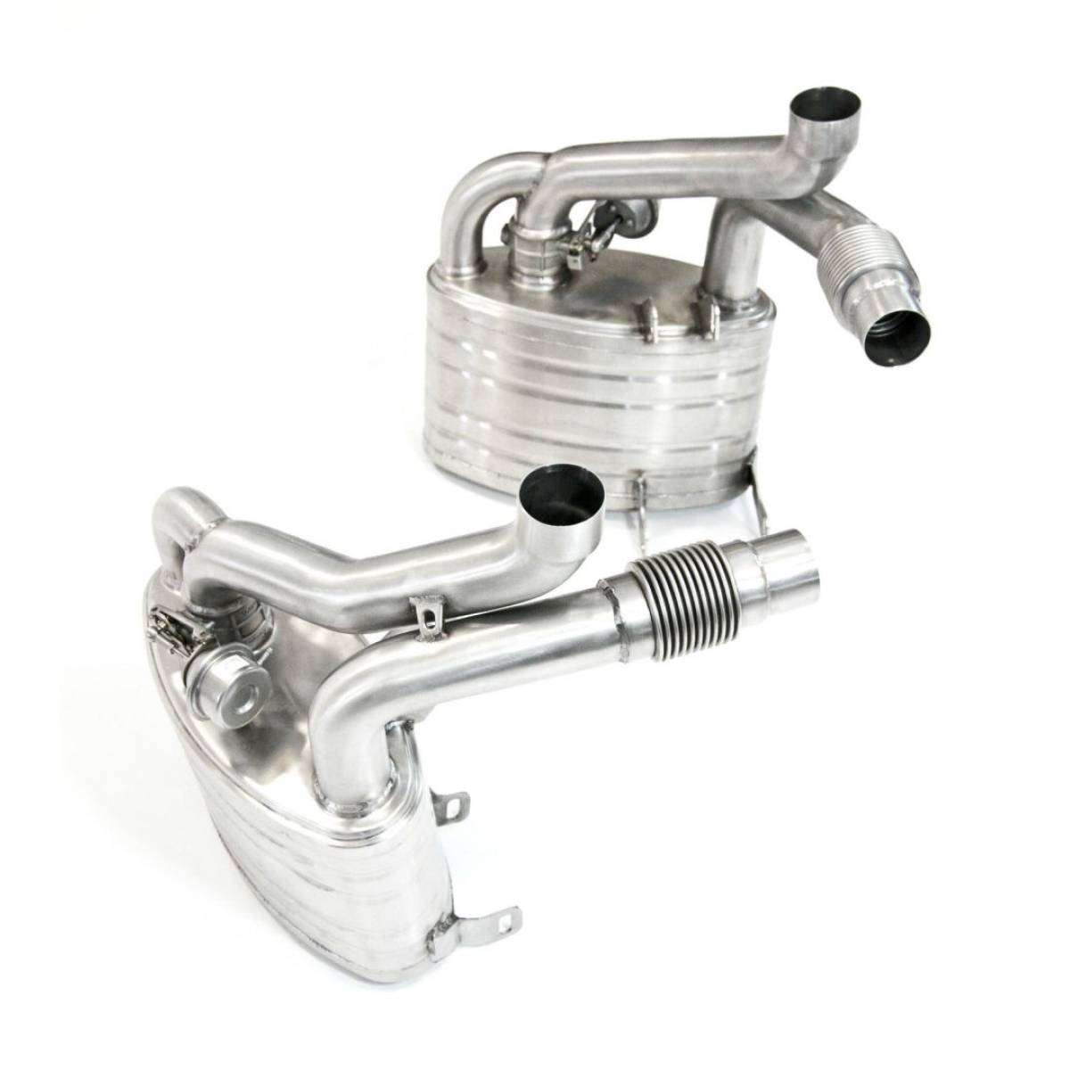 Porsche 911 997.1 Carrera Valved Cat Back Exhaust Silencers