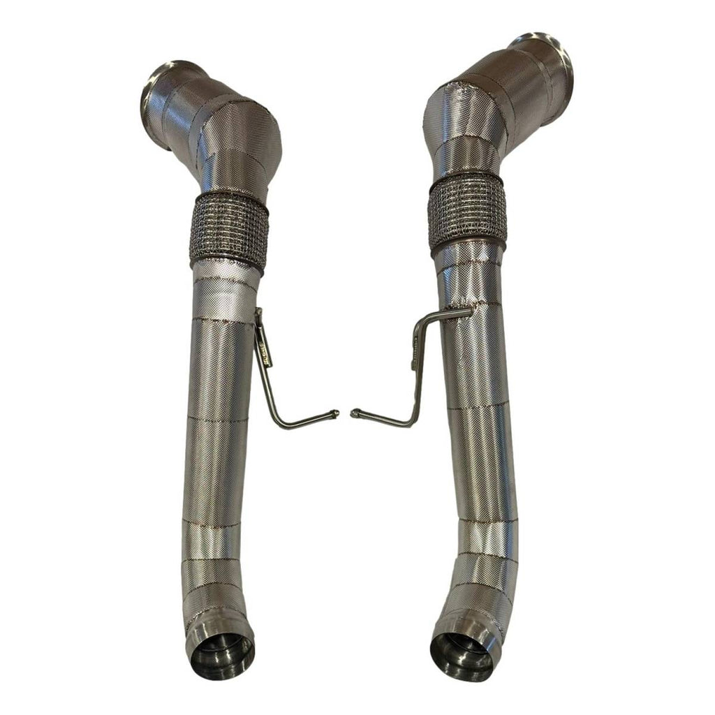 Mclaren 570S/540C/570GT Catted Downpipe with Heat Shield