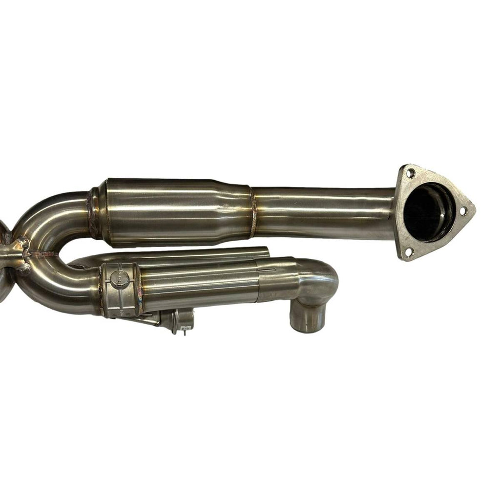 Porsche 911 991 Carrera Valved Rear X-Pipe