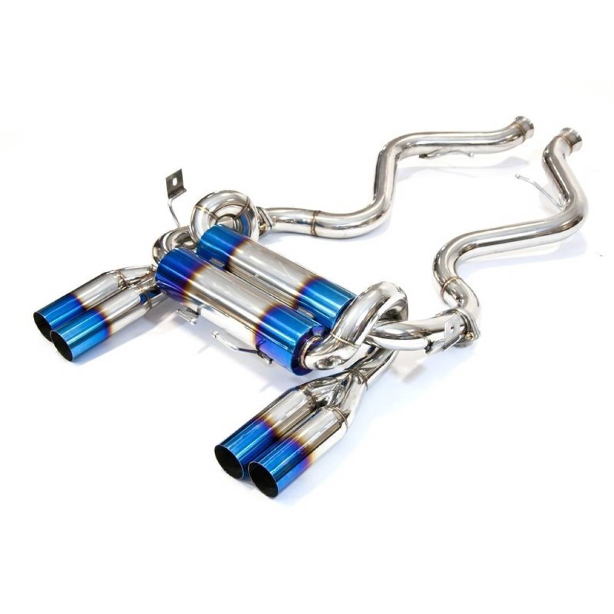 BMW M3 Series E92 Cat Back Exhaust Burnt Finish