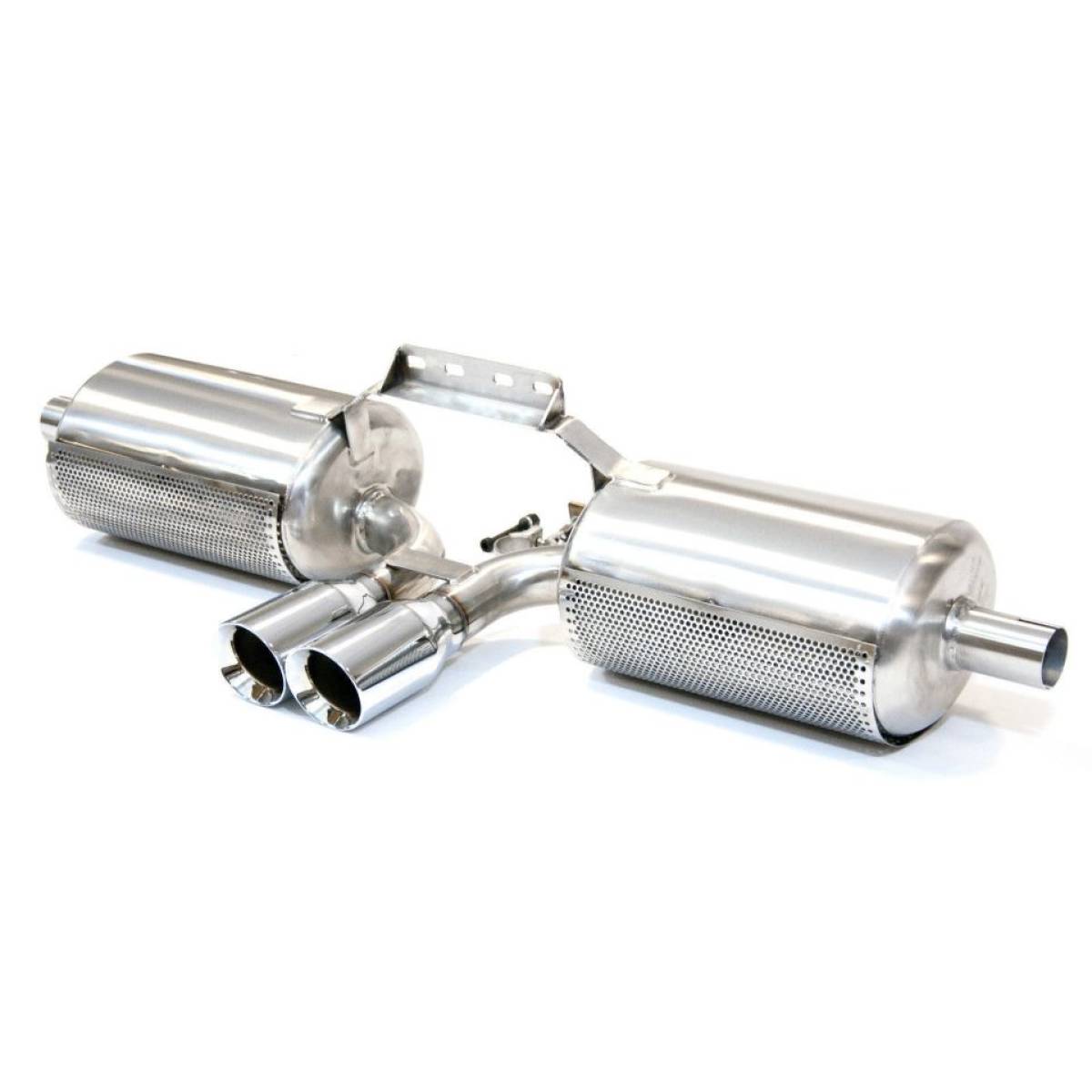 Porsche 986 Boxster Cat Back Exhaust with Chrome Tailpipes