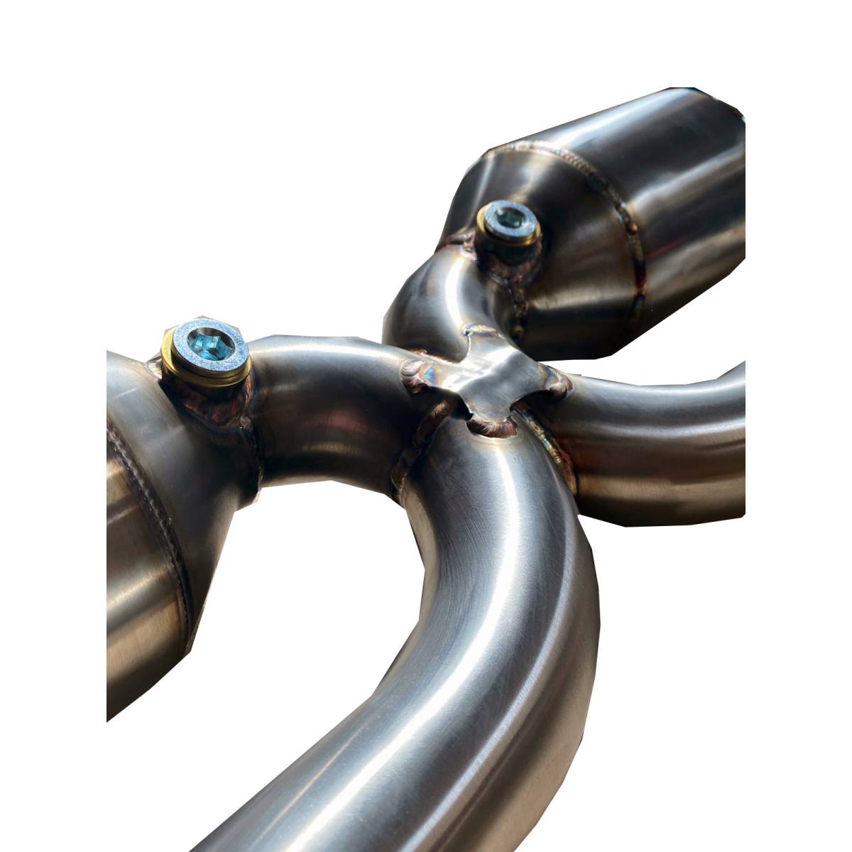Porsche 911 997.1 Carrera X-Pipe 200CPSI Exhaust Catalytic Converters