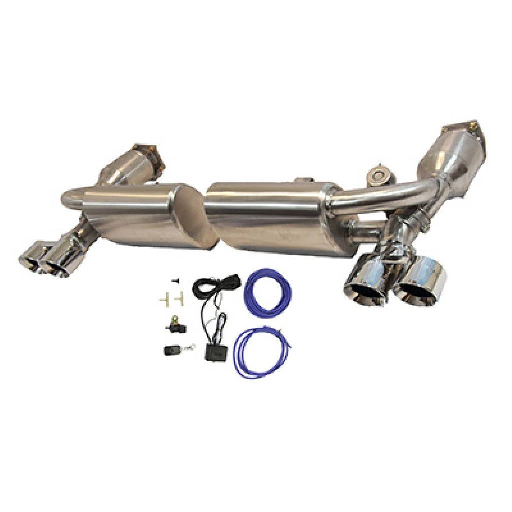 Porsche 911 997.1 Turbo Valvetronic Exhaust with Tailpipes
