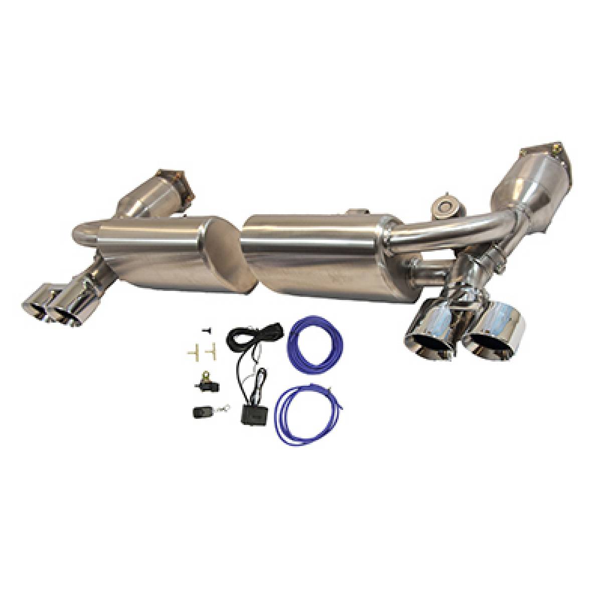 Porsche 911 997.1 Turbo Valvetronic Exhaust with Tailpipes