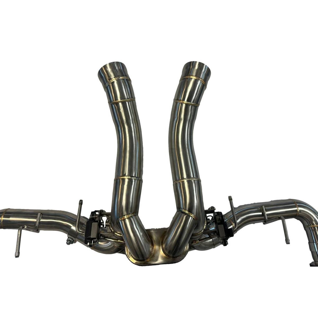 McLaren 570 & 570S Valvetronic Cat Back Exhaust with Heat Shield