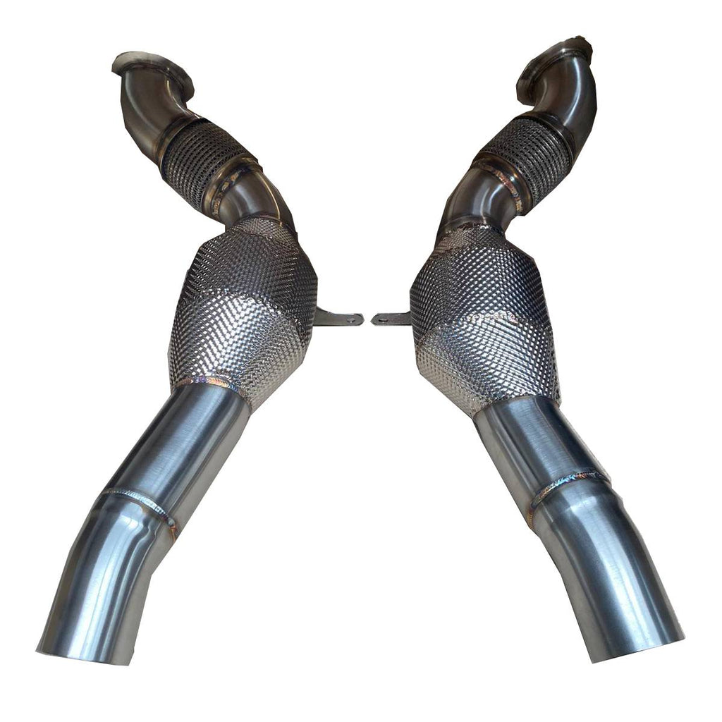 Ferrari 488 200CPSI Cat Exhaust Downpipes