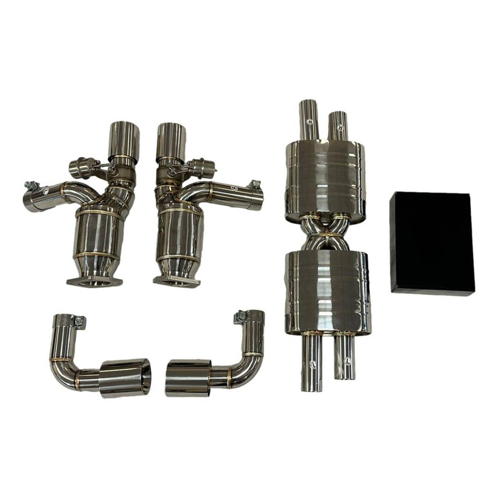 Porsche 911 991.1 Turbo Valvetronic Exhaust with Cats