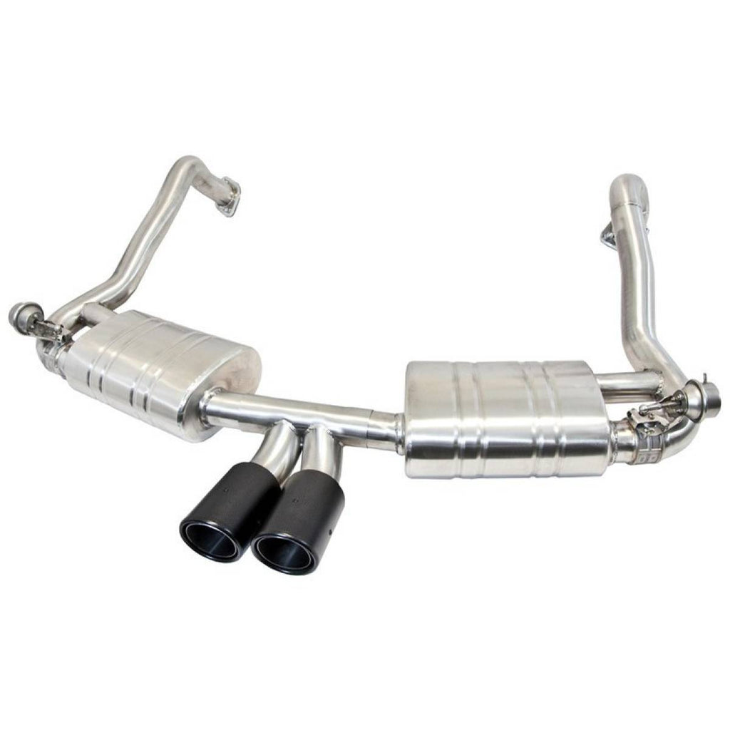 Porsche 981 Boxster & Cayman Valved Cat Back Exhaust Carbon Tailpipes