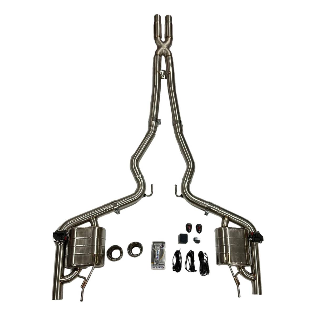 Ford Mustang Valvetronic Cat-Back 5.0L-Dual Tips