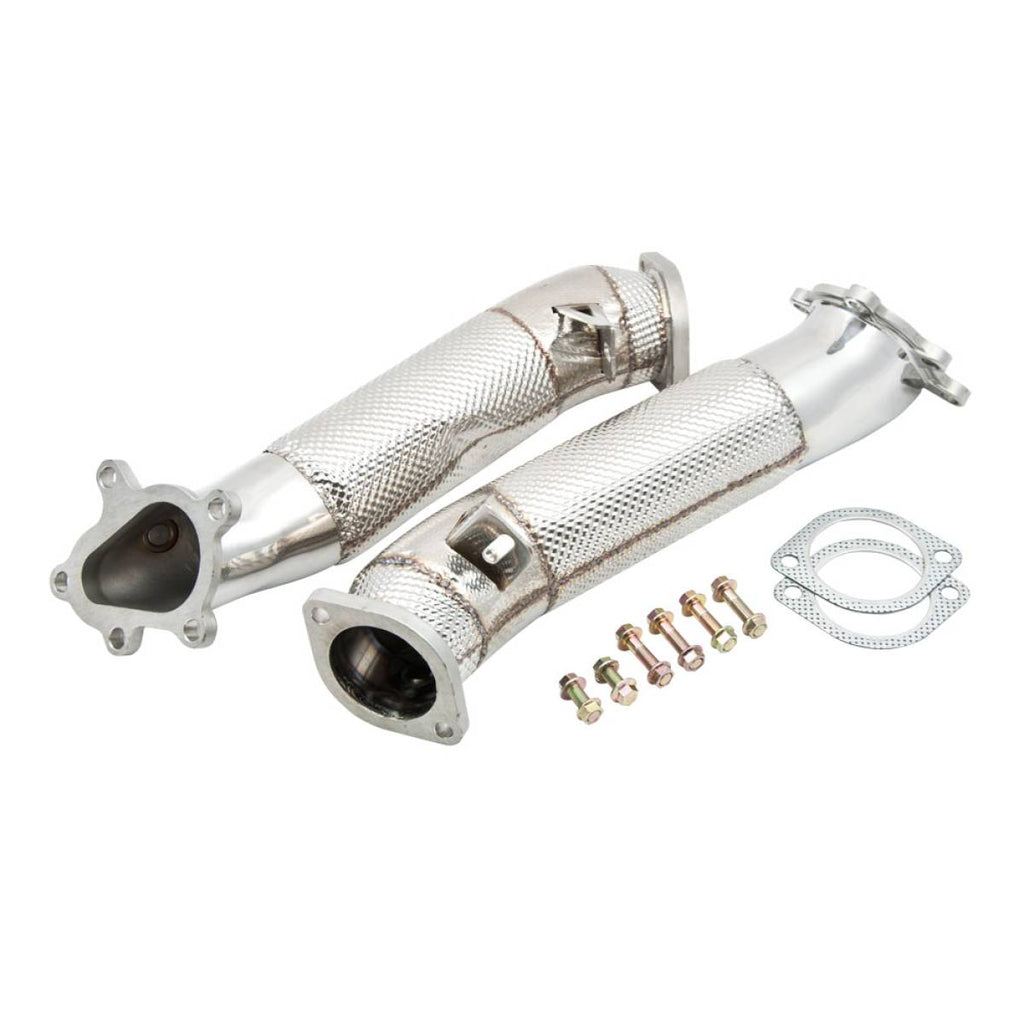 Nissan GTR High Flow Exhaust Downpipes with Heat Shield