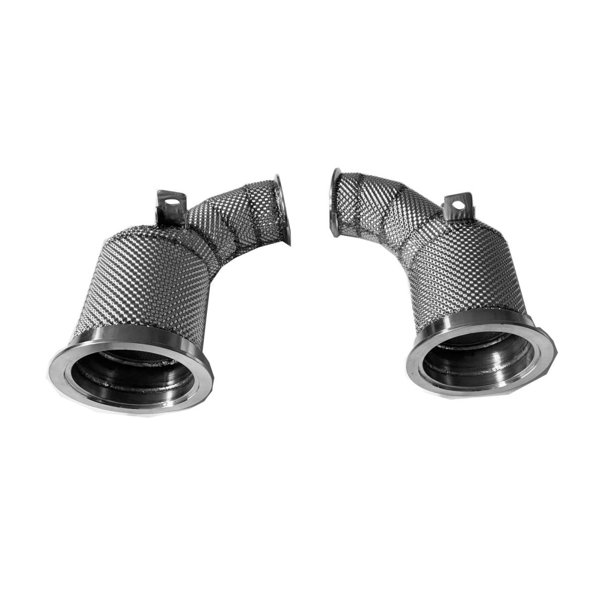 Porsche Panamera 971 2.9L Turbo Exhaust Catalytic Converters With Heat Shield