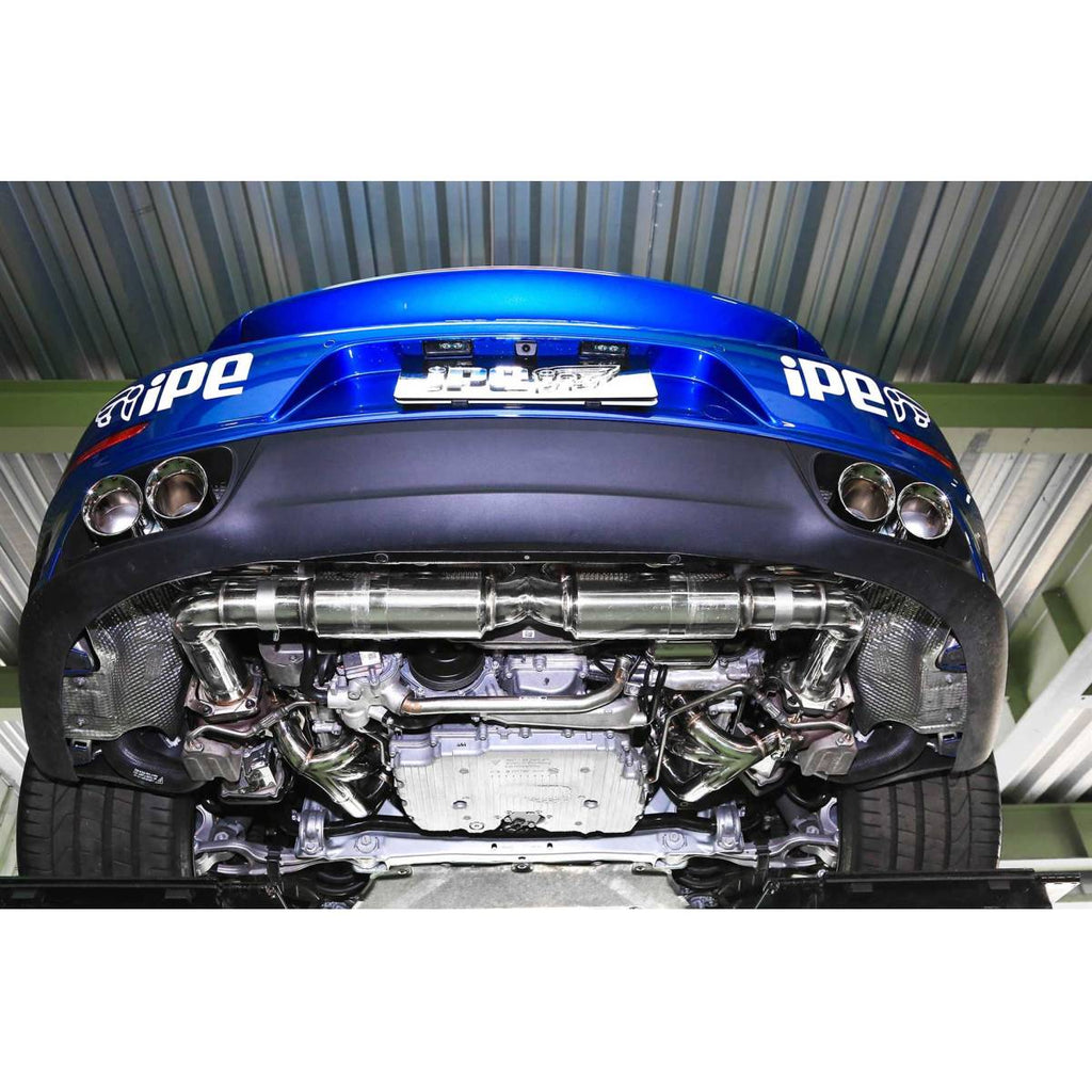 Porsche 991.1 Turbo / Turbo S 2013-2015 991.2 Turbo / Turbo S 2016-2019 Catted Downpipe (SS)+Valvetronic Muffler (SS)