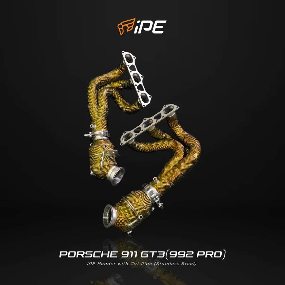 Porsche 992 GT3 / GT3 TOURING / GT3 RS 2021 - Current Equal-Length Headers with Cat Pipe