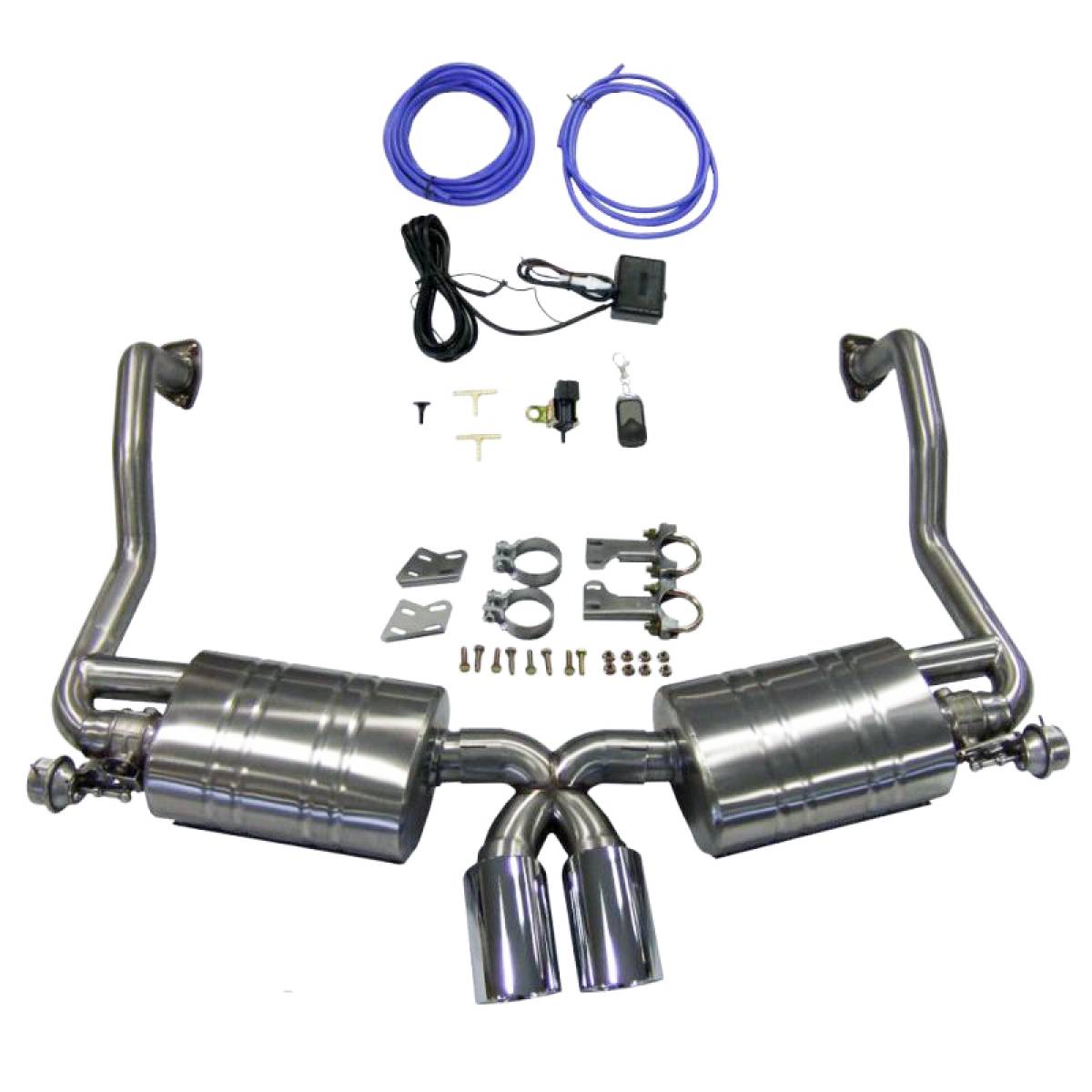Porsche 987.2 Boxster & Cayman Valved Cat Back Exhaust Silencers