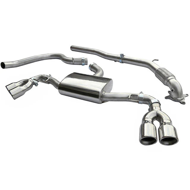 COBRA SPORT - Audi TT (Mk2) 1.8/2.0 TFSI (2WD) (2007-11) Turbo Back Performance Exhaust