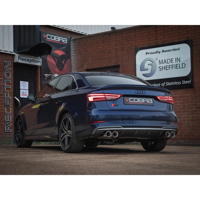 COBRA SPORT - Audi S3 (8V Facelift) (19-20) (GPF Models) Saloon (Valved) GPF Back Performance Exhaust