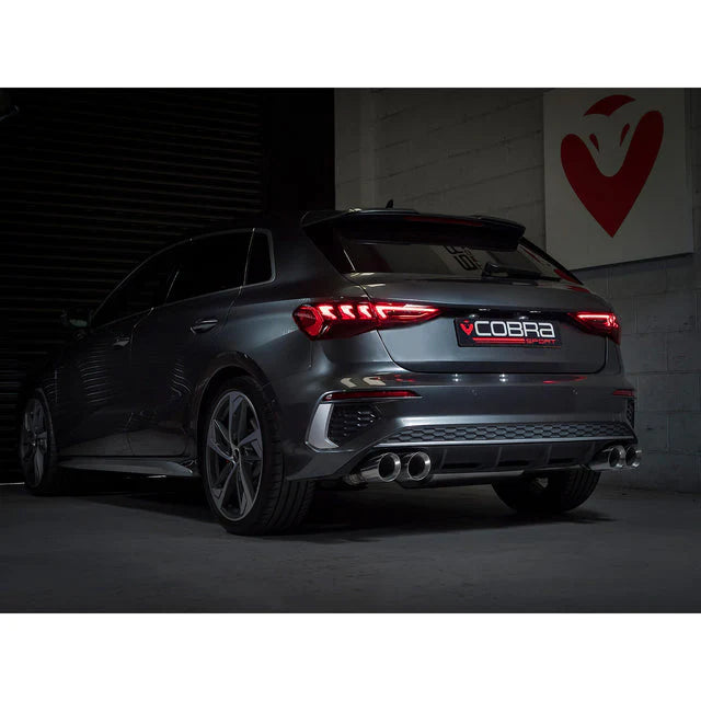 COBRA SPORT - Audi S3 (8Y) 5 door Sportback Valved Turbo Back Performance Exhaust