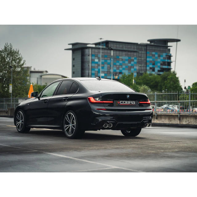COBRA SPORT - BMW 330i (G20) (19>) Non-Valved Quad Exit M3 Style Performance Exhaust