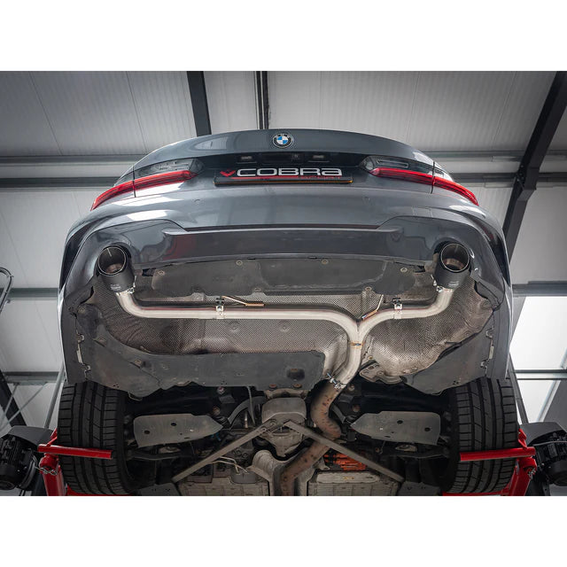 COBRA SPORT - BMW 330e (G20) (19>) Non-Valved Venom Dual Exit Rear Axle Back Performance Exhaust